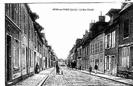 Ville de MERYSURSEINE Carte postale ancienne