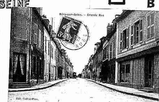 Ville de MERYSURSEINE Carte postale ancienne