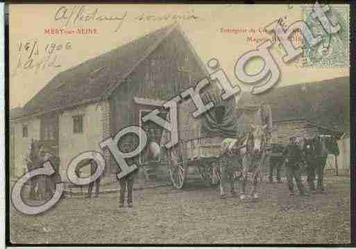 Ville de MERYSURSEINE Carte postale ancienne