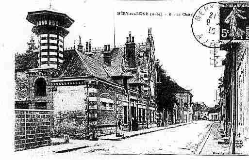 Ville de MERYSURSEINE Carte postale ancienne