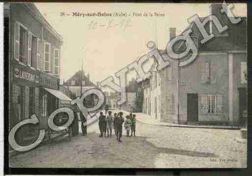 Ville de MERYSURSEINE Carte postale ancienne