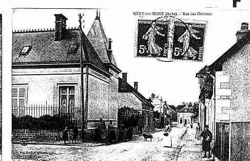 Ville de MERYSURSEINE Carte postale ancienne