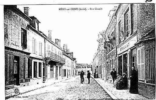 Ville de MERYSURSEINE Carte postale ancienne