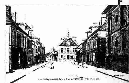 Ville de MERYSURSEINE Carte postale ancienne