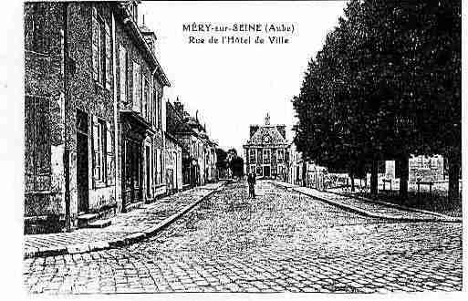 Ville de MERYSURSEINE Carte postale ancienne