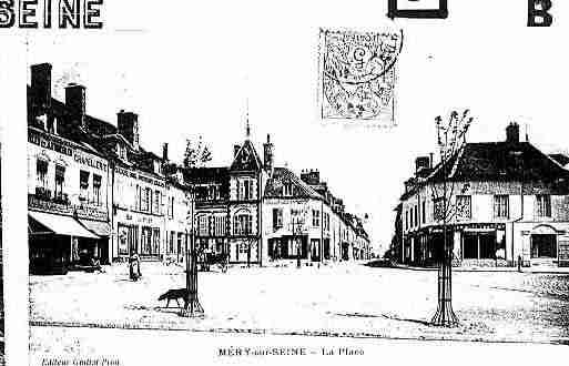 Ville de MERYSURSEINE Carte postale ancienne