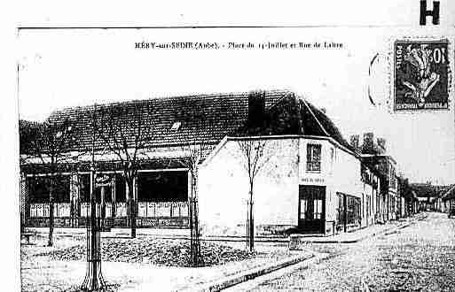 Ville de MERYSURSEINE Carte postale ancienne