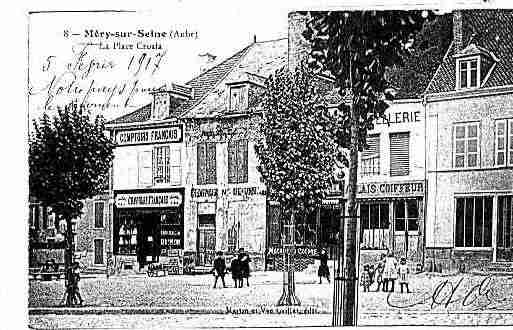 Ville de MERYSURSEINE Carte postale ancienne