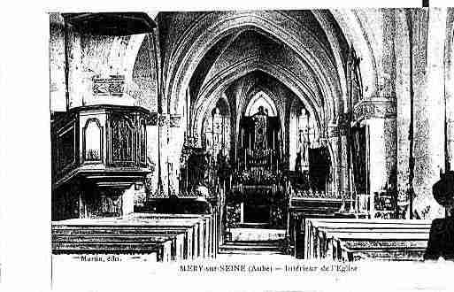 Ville de MERYSURSEINE Carte postale ancienne