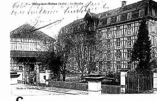 Ville de MERYSURSEINE Carte postale ancienne