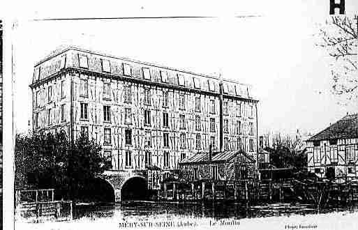 Ville de MERYSURSEINE Carte postale ancienne