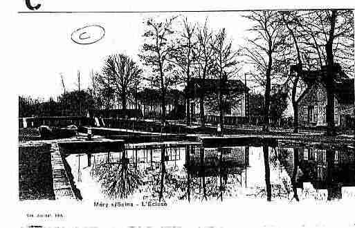 Ville de MERYSURSEINE Carte postale ancienne