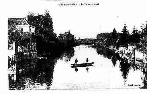 Ville de MERYSURSEINE Carte postale ancienne