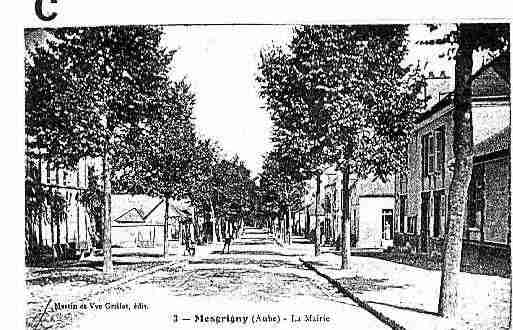 Ville de MESGRIGNY Carte postale ancienne