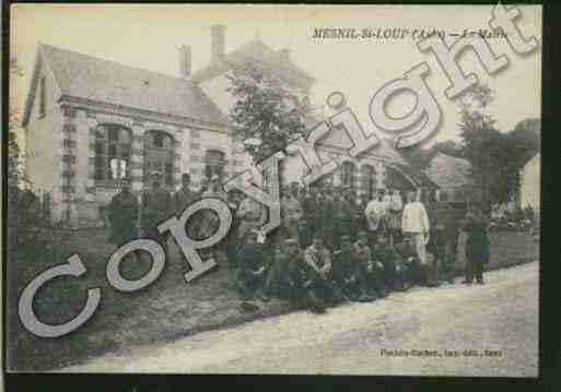 Ville de MESNILSAINTLOUP Carte postale ancienne Ville de MESNILSAINTLOUP Carte postale ancienne