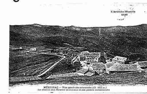 Ville de MEZILHAC Carte postale ancienne