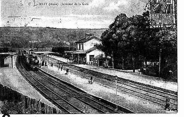 Ville de MEZYMOULINS Carte postale ancienne