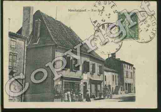 Ville de MONTAIGUETENFOREZ Carte postale ancienne