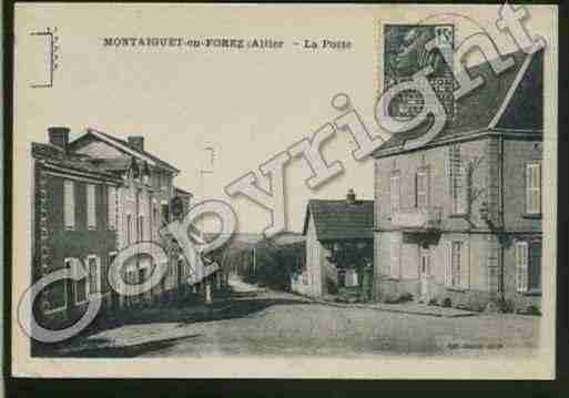 Ville de MONTAIGUETENFOREZ Carte postale ancienne