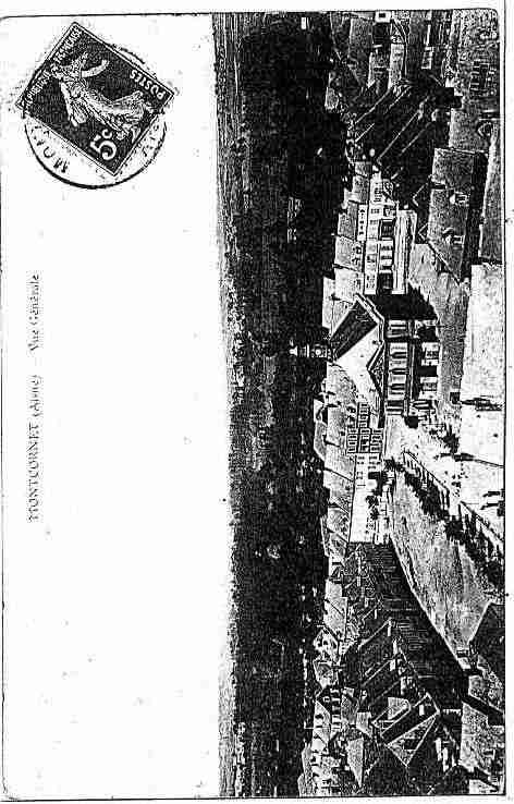 Ville de MONTCORNET Carte postale ancienne