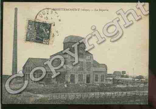 Ville de MONTESCOURTLIZEROLLES Carte postale ancienne Ville de MONTESCOURTLIZEROLLES Carte postale ancienne