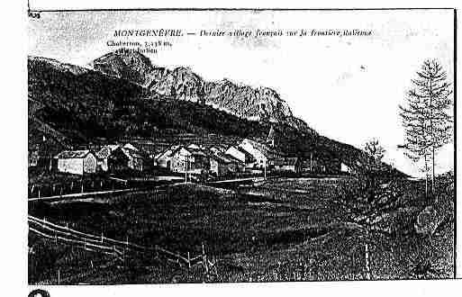 Ville de MONTGENEVRE Carte postale ancienne