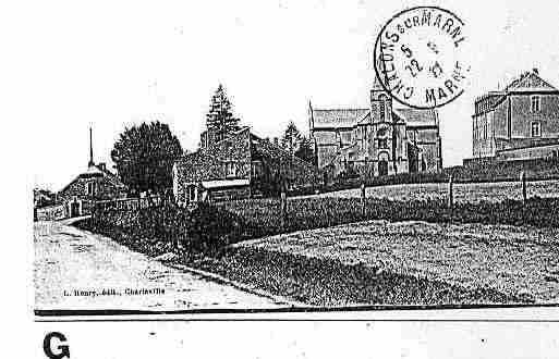 Ville de MONTHERME Carte postale ancienne