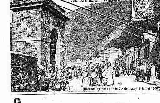 Ville de MONTHERME Carte postale ancienne