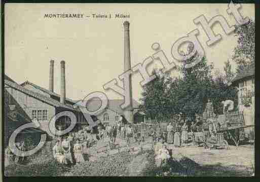 Ville de MONTIERAMEY Carte postale ancienne