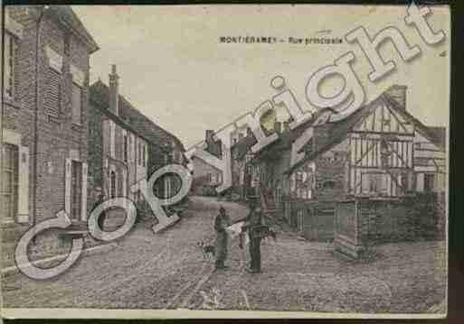 Ville de MONTIERAMEY Carte postale ancienne
