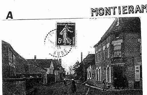 Ville de MONTIERAMEY Carte postale ancienne