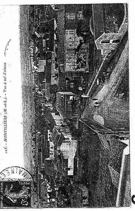 Ville de MONTILLIERS Carte postale ancienne