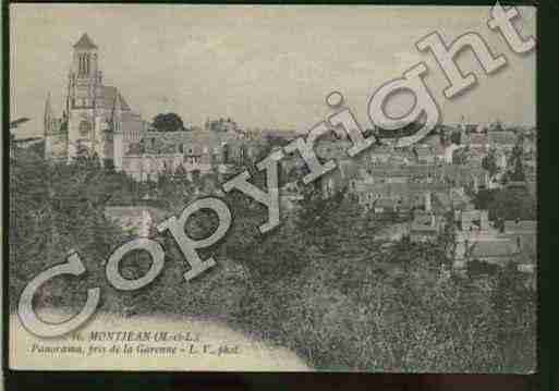 Ville de MONTJEAN Carte postale ancienne