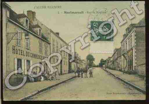 Ville de MONTMARAULT Carte postale ancienne