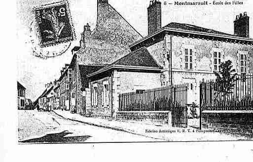 Ville de MONTMARAULT Carte postale ancienne