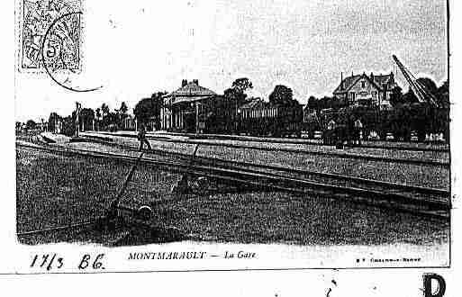Ville de MONTMARAULT Carte postale ancienne