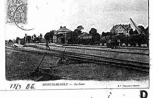 Ville de MONTMARAULT Carte postale ancienne