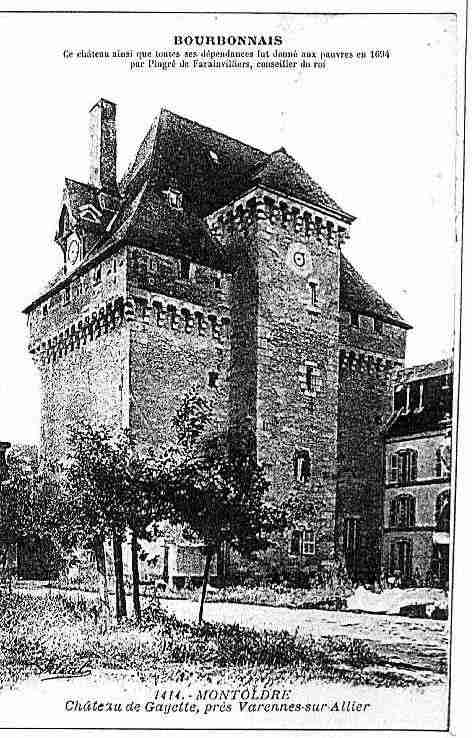 Ville de MONTOLDRE Carte postale ancienne