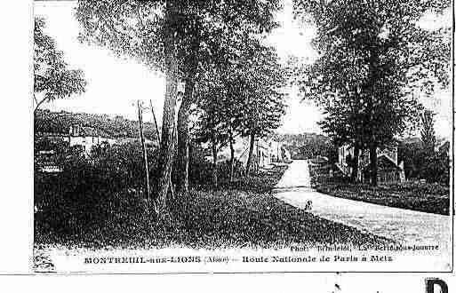 Ville de MONTREUILAUXLIONS Carte postale ancienne