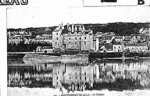 Ville de MONTSOREAU Carte postale ancienne