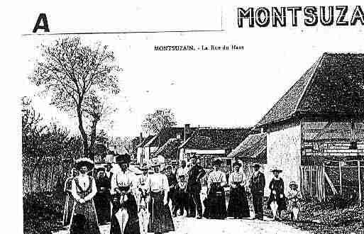 Ville de MONTSUZAIN Carte postale ancienne