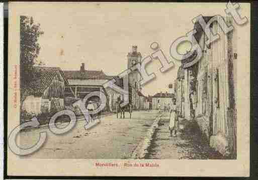 Ville de MORVILLIERS Carte postale ancienne