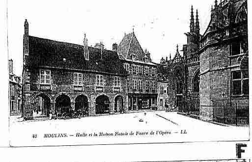 Ville de MOULINS Carte postale ancienne