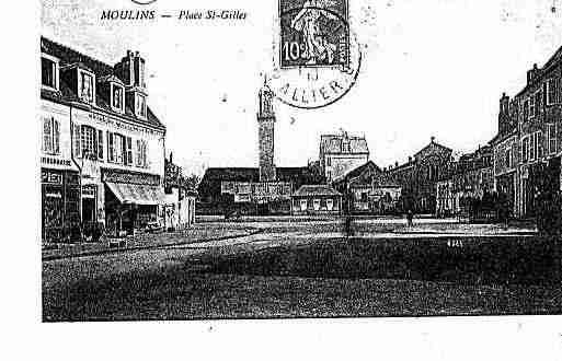 Ville de MOULINS Carte postale ancienne