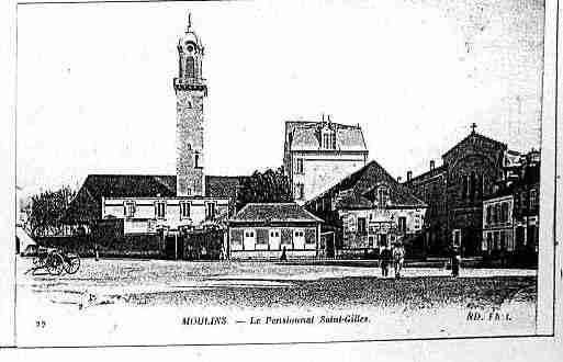 Ville de MOULINS Carte postale ancienne