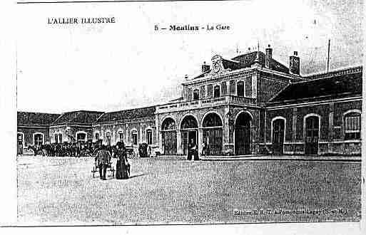 Ville de MOULINS Carte postale ancienne