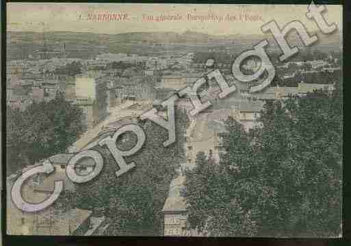 Ville de NARBONNE Carte postale ancienne