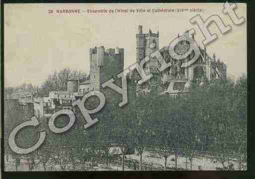 Ville de NARBONNE Carte postale ancienne