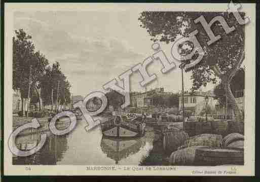 Ville de NARBONNE Carte postale ancienne