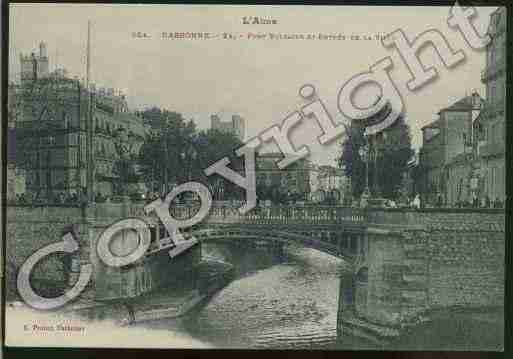 Ville de NARBONNE Carte postale ancienne